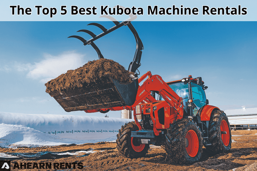Ahearn Rents - kubota machine rentals, rental of construction equipment, rentals construction equipment, construction equipment for rent, equipment renting, heavy rental equipment